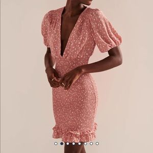 Abercrombie Smocked Waist Mini Dress